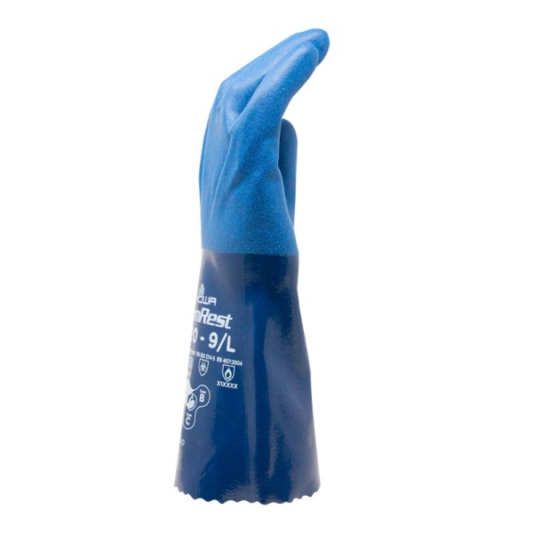 Guante Azul Revestido de...