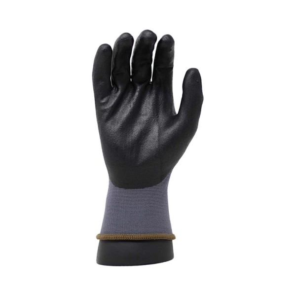 Guante de nylon gris sin costuras